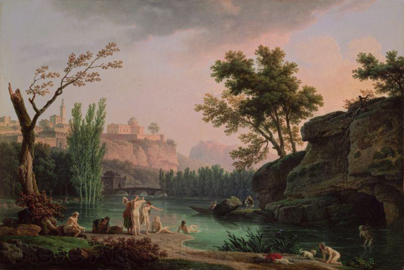 Claude Joseph Vernet Landscape in Italy France oil painting art
